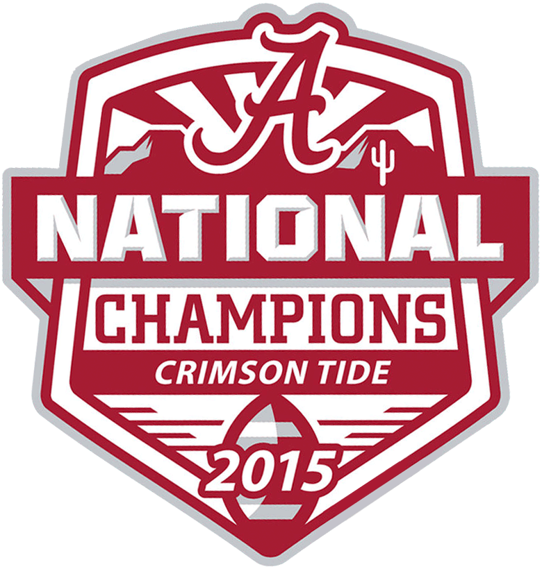 Alabama Crimson Tide 2015 Champion Logo vinyl decal